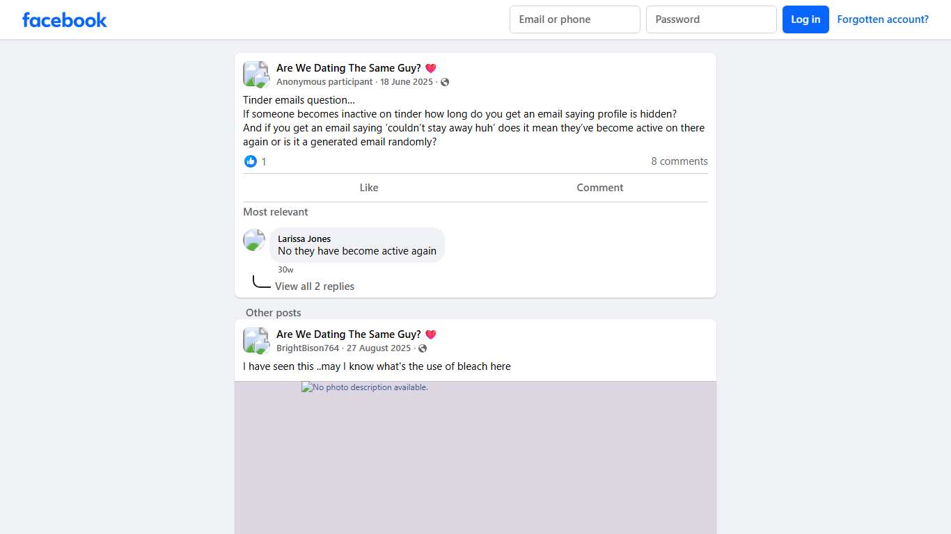 Are We Dating The Same Guy? ❤️ | Tinder emails question… | Facebook